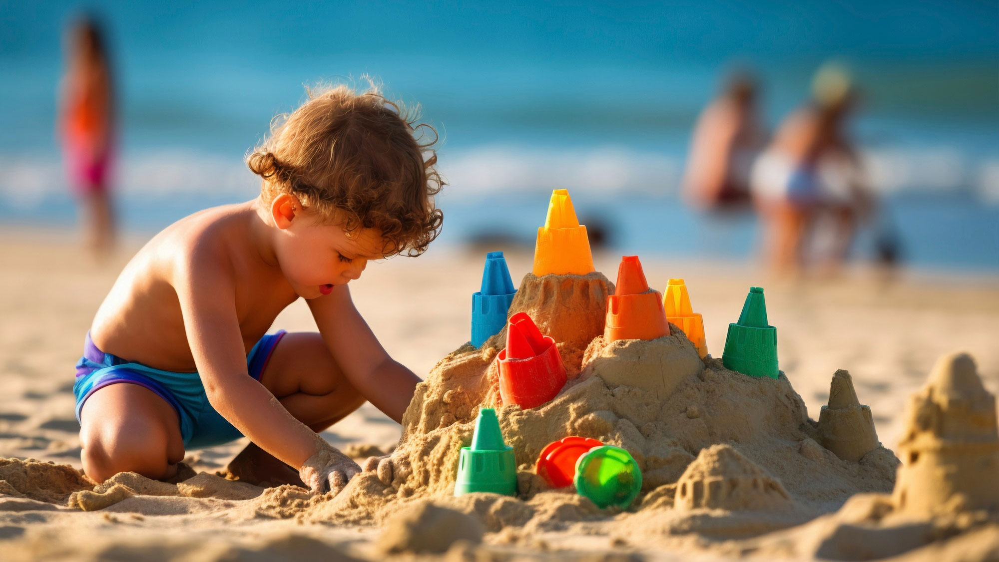 Animazione per bambini in spiaggia a Bellaria Igea Marina
